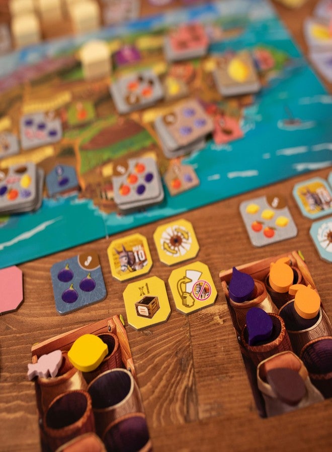 Pandasaurus Games Finca Board Game - Mallorca's Resource Management & Delivery Strategy Game, Fun for Family, Kids & Adults, Ages 10+, 2-5 Players, 45 Minute Playtime - Image 5